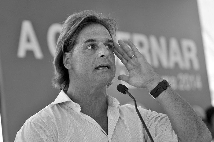 Luis Lacalle Pou. Foto: Javier Calvelo (archivo, enero de 2014)