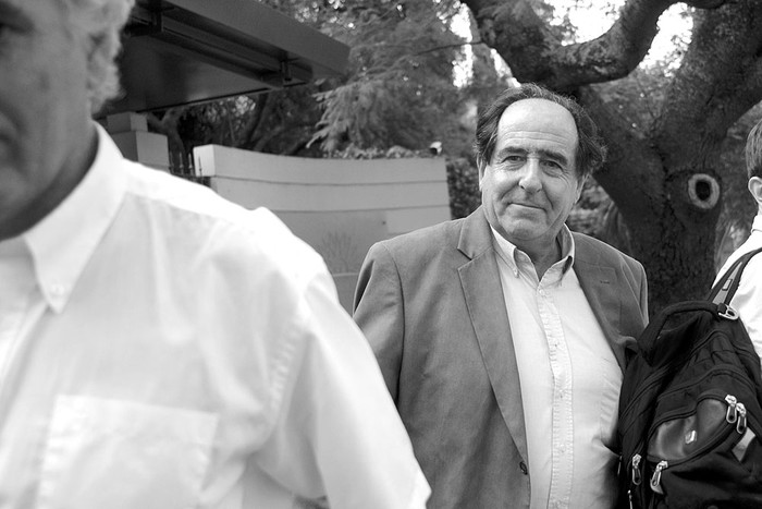 Horacio Leániz, presidente de la Cámara Uruguaya de Productores de Leche, luego de la reunión con Tabaré Vázquez ,
el jueves, en la residencia de Suárez. Foto: Pablo Vignali