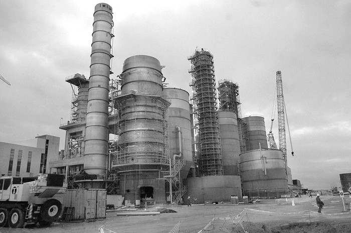 Planta de Botnia en Fray Bentos. Foto: Iván Franco (archivo, marzo de 2007)