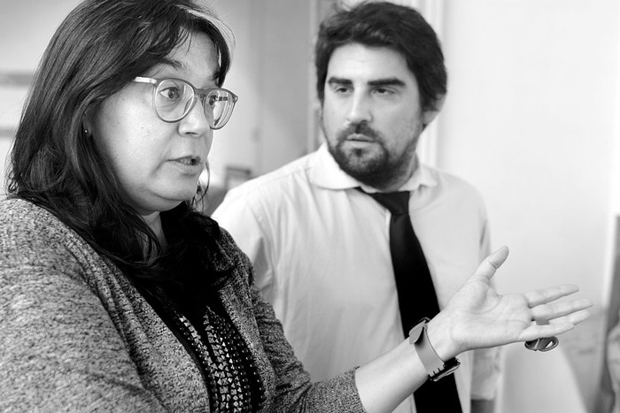 Mónica Guchin y Manuel Falero, integrantes del Círculo Verde de Casa Grande. Foto: Iván Franco