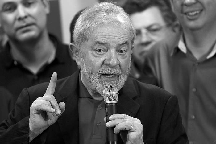 Luiz Inácio Lula da Silva en San Pablo. Foto: Miguel Schincariol, AFP (archivo, julio de 2017)
