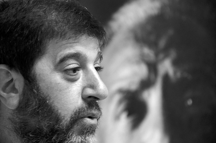 Fernando Pereira, en rueda de prensa, ayer, en el PIT CNT. Foto: Alesandro Maradei