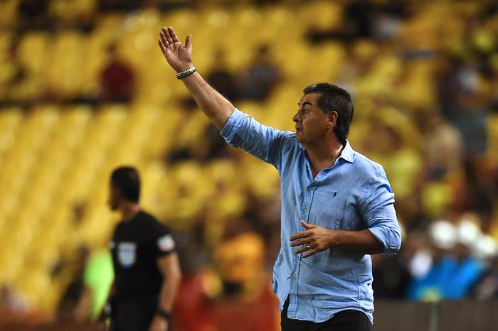Jorge Da Silva, director técnico de Defensor Sporting. · Foto: Rodrigo Buendía, AFP