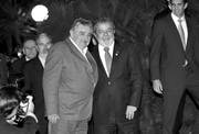 José Mujica y Luiz Inácio Lula da Silva, ayer, en la residencia presidencial de Suárez 