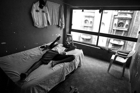Habitación en el piso quinto del edificio ubicado en la calle Andes y 18 de Julio en Montevideo. / Foto: Pedro Rincón Habitación en el piso quinto del edificio ubicado en la calle Andes y 18 de Julio en Montevideo. / Foto: Pedro Rincón