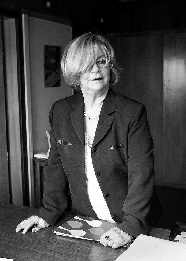 Mirtha Guianze, ayer, en la sede de la Institución Nacional de Derechos Humanos. / Foto: Pedro Rincón