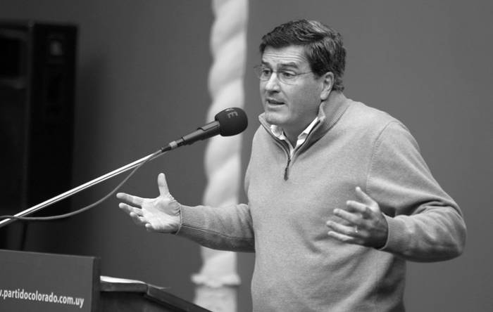 Pedro Bordaberry, en la convención del Partido Colorado. (archivo, abril de 2013) · Foto: Pedro Rincón