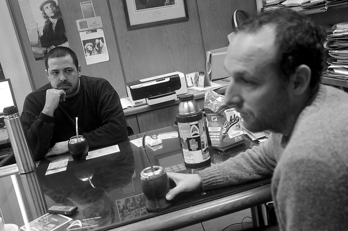 Alejandro Sánchez y Sebastián Sabini. · Foto: Pablo Nogueira