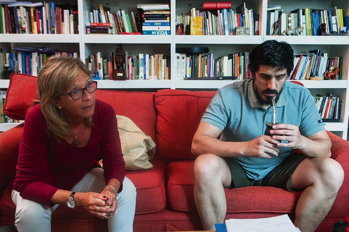 Mariela Pelegrin y Pablo Álvarez. Foto: Manuela Aldabe