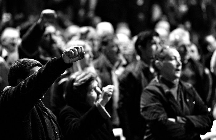 Apertura del congreso del Partido Comunista del Uruguay. Foto: Federico Gutiérrez
