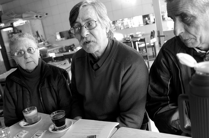 Nélida Chela Fontora, Baldemar Taroco y Uberfil Martínez.  · Foto: Pablo Nogueira