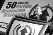 Héctor Lescano, ayer, en el acto aniversario del Partido Demócrata Cristiano (PDC).