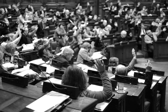 Cámara de Diputados, ayer. Foto: Pablo Vignal