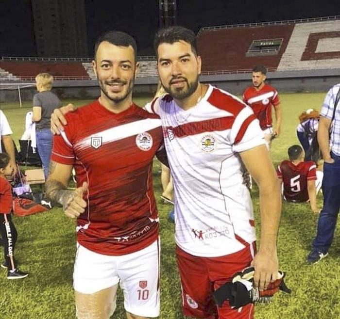 Sebastián Marset y Tadeo González en el estadio 3 de Febrero. Foto: SENAD