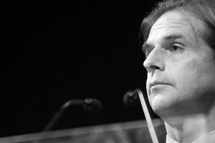 Luis Alberto Lacalle Pou. Foto: Mauricio Kühne (archivo, marzo de 2016)