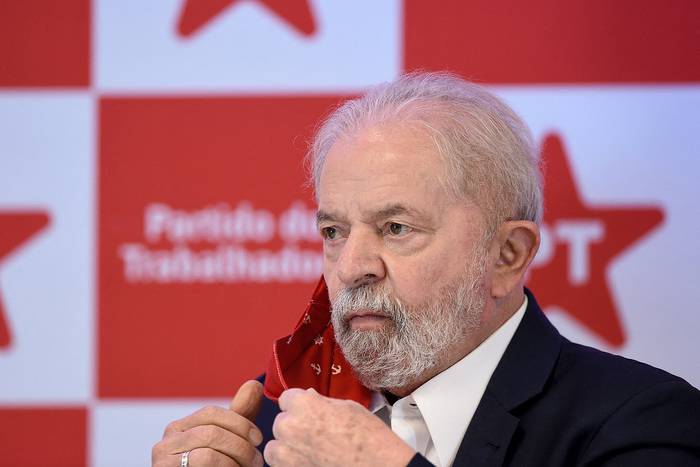 Lula da Silva en Brasilia, el 22 de octubre. · Foto: Evaristo Sa, AFP