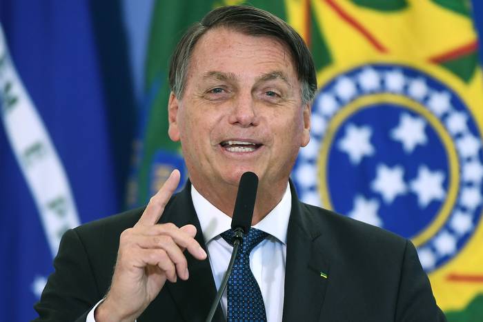 Jair Bolsonaro, en Brasilia, el 17 de diciembre.

 · Foto: Evaristo Sa, AFP