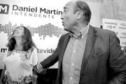 Daniel Martínez y Constanza Moreira en el acto de presentación del equipo de la lista 90 del Partido Socialista, ayer,en La Huella de Seregni.Foto: Javier Calvelo