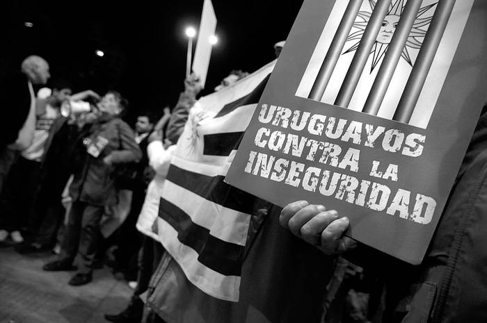 Marcha contra la inseguridad. Foto: Nicolás Celaya (archivo, mayo de 2012)