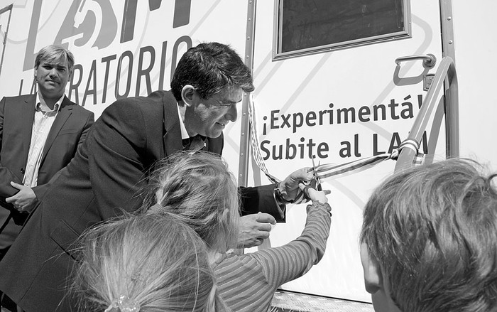 Raúl Sendic, ayer, en la Expo Prado 2015. Foto: Walter Paciello, Presidencia