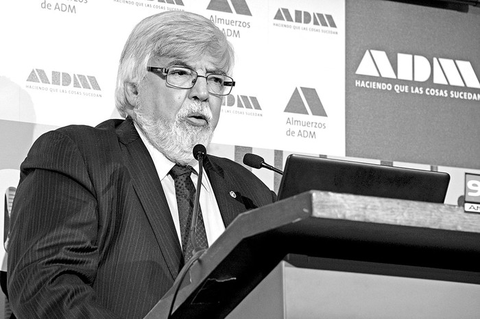 Eduardo Bonomi, ayer, en ADM. Foto: Walter Paciello, Presidencia