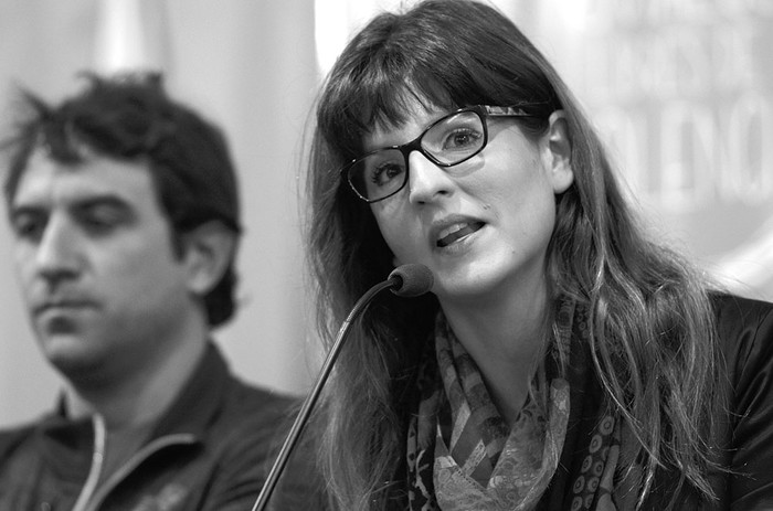 Fabiana Goyeneche, ayer, en el Impo. Foto: Pablo Vignali 
