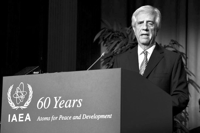 Tabaré Vázquez en la conferencia sobre el Programa de Cooperación Técnica del Organismo Internacional de Energía Atómica, ayer, en Viena, Austria. Foto: Dean Calma, Presidencia