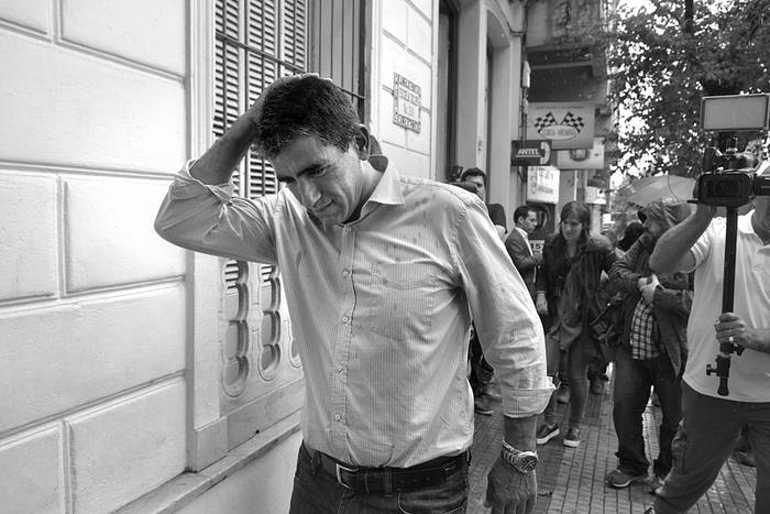 Raúl Sendic. Foto: Santiago Mazzarovich (archivo, noviembre de 2014)