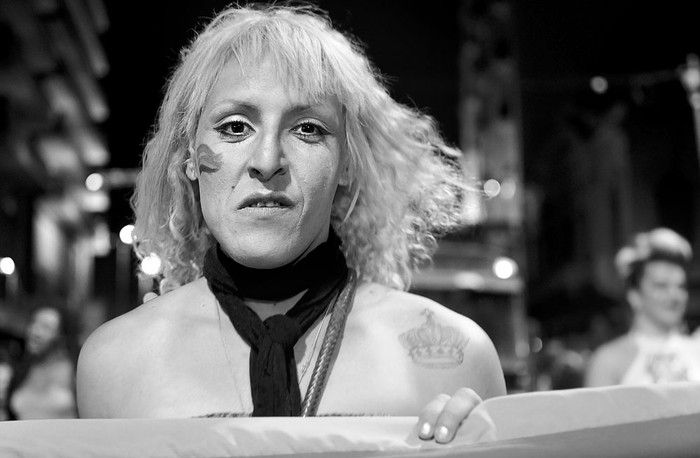 Marcha de la Diversidad, el viernes, en el Centro de Montevideo. Foto: Juan Manuel Ramos