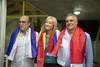 Daniel Martínez, Carolina Cosse y Álvaro Villar, en la Huella de Seregni (archivo, enero de 2020). · Foto: Ernesto Ryan Daniel Martínez, Carolina Cosse y Álvaro Villar, en la Huella de Seregni (archivo, enero de 2020). · Foto: Ernesto Ryan