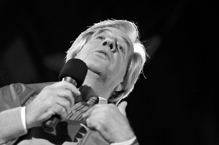 Tabaré Vázquez durante una acto aniversario del Frente Amplio. (archivo, marzo de 2010) · Foto: Javier Calvelo
