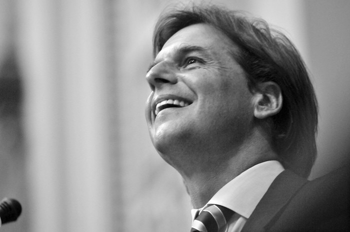 Luis Lacalle Pou cuando asumió la presidencia de la Cámara de Diputados. (archivo, marzo de 2011) · Foto: Javier Calvelo
