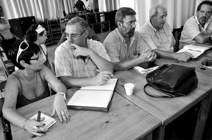 Sesión del Comité Central del Partido Comunista del Uruguay (PCU).  (archivo, febrero de 2012) · Foto: Javier Calvelo