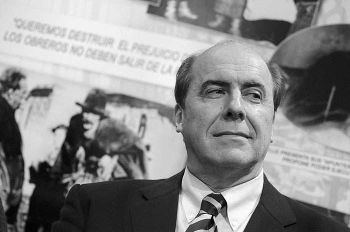 José Amorín Batlle. Foto: Nicolás Celaya (archivo, junio de 2013)