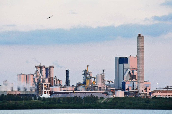 Planta de UPM, en Fray Bentos. (archivo, noviembre de 2016) · Foto: Federico Gutiérrez