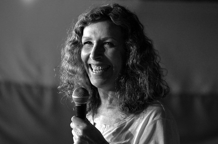 Constanza Moreira, anoche en Atlántida.  · Foto: Pedro Rincón