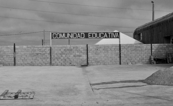 Área de educación en el establecimiento penitenciario Comcar. Foto: Federico Gutiérrez