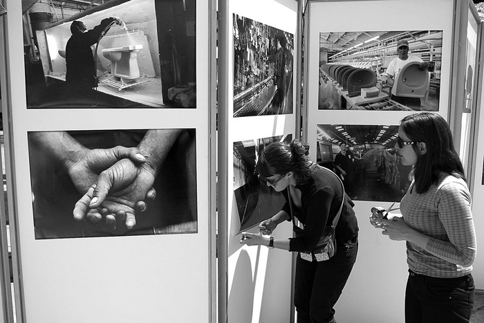 Encuentro de la Asociación Nacional de Empresas Recuperadas por los Trabajadores, en la plaza Primero de Mayo.Foto: Iván Franco (archivo, octubre de 2010)