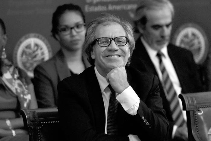 Luis Almagro en la toma de posesión como nuevo secretario general de la Organización de Estados Americanos, en Washington, Estados Unidos. Foto: Lenin Nolly, Efe (archivo, mayo de 2015)