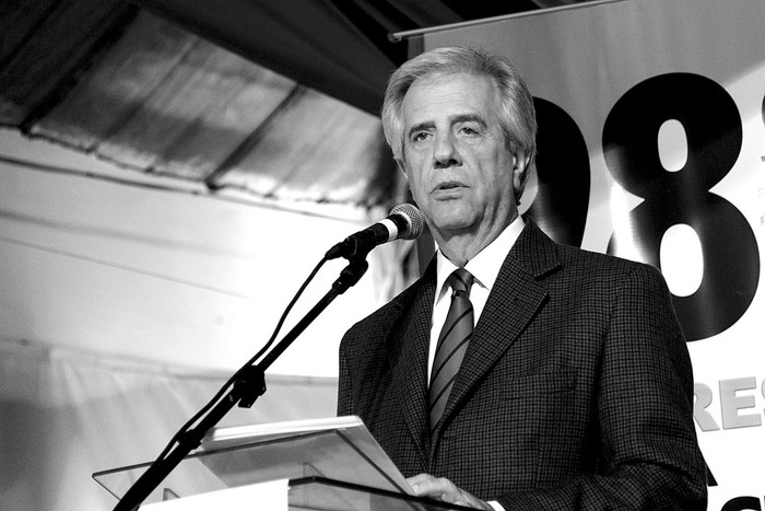 Tabaré Vázquez en el Congreso Anual de la Federación Rural del Uruguay, el sábado, en Artigas. Foto: Alvaro Salas, Presidencia