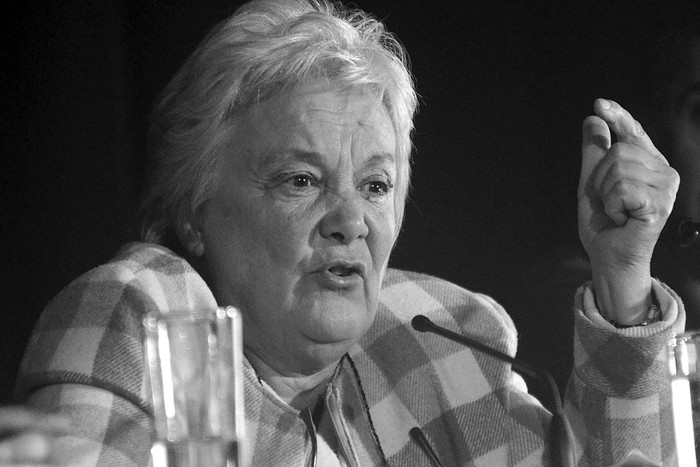 Lucía Topolansky. Foto: Sandro Pereyra (archivo, abril de 2015)