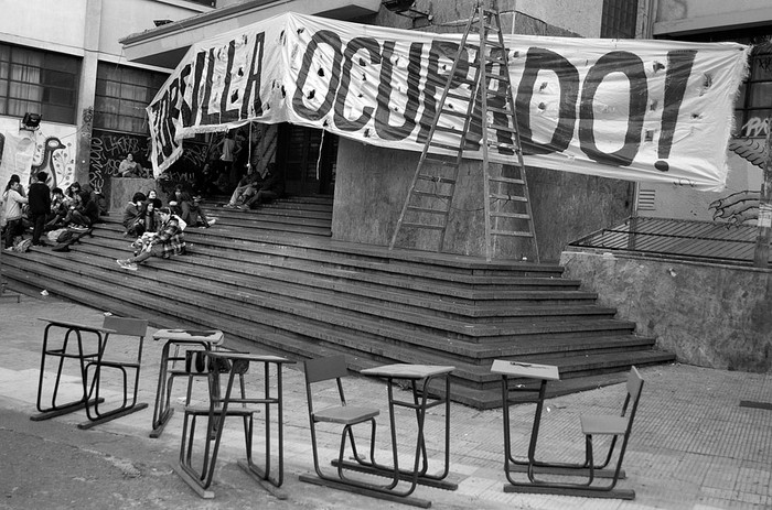Liceo Zorrilla ocupado. Foto: Pablo Vignali
