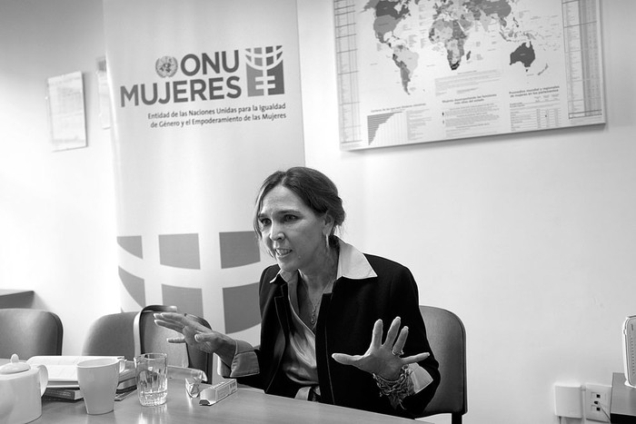 Lara Blanco, directora regional adjunta de ONU Mujeres. Foto: Pablo Vignali
