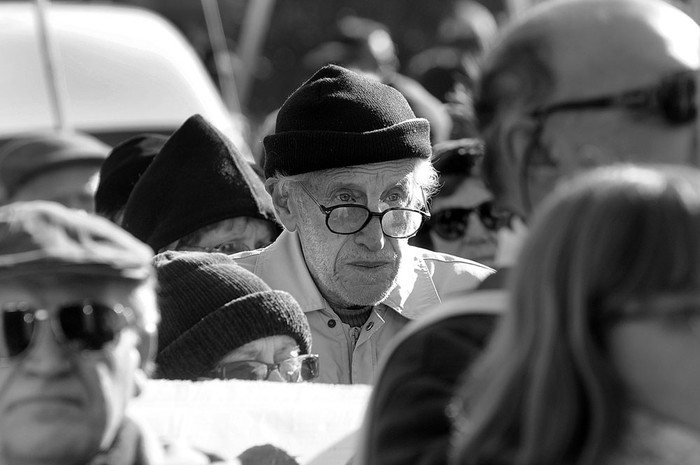 Movilización de jubilados. Foto: Sandro Pereyra (archivo, julio de 2015)