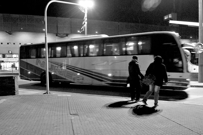 Terminal de Tres Cruces, ayer. Foto: Federico Gutiérrez
