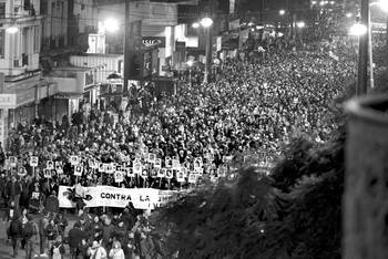 Marcha del Silencio. Foto: Santiago Mazzarovich (archivo, mayo de 2016) Marcha del Silencio. Foto: Santiago Mazzarovich (archivo, mayo de 2016)