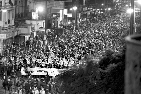 Marcha del Silencio. Foto: Santiago Mazzarovich (archivo, mayo de 2016) Marcha del Silencio. Foto: Santiago Mazzarovich (archivo, mayo de 2016)