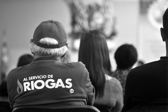 Asamblea de distribuidores de supergás, ayer, en la Cámara Nacional de Comercio y Servicios. Foto: Federico Gutiérrez.