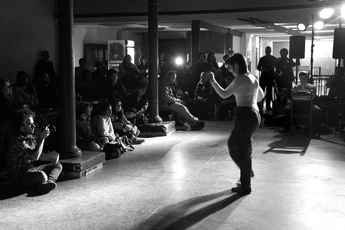 Actividad de Pronadis, ayer en el Café la diaria. Foto: Federico Gutiérrez
