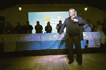 Enrique Antía, el domingo, en Las Piedras. · Foto: Federico Gutiérrez Enrique Antía, el domingo, en Las Piedras. · Foto: Federico Gutiérrez